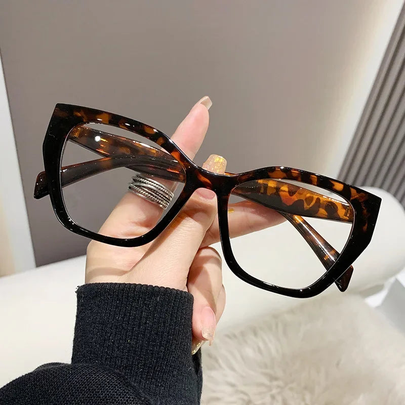 Luxury Cat Eye Optical Spectacle Glasses Blue Light Blocking Eyeglasses Fashion Trend Women Men Computer Eye Protection Eyewear ShopOnlyDeal