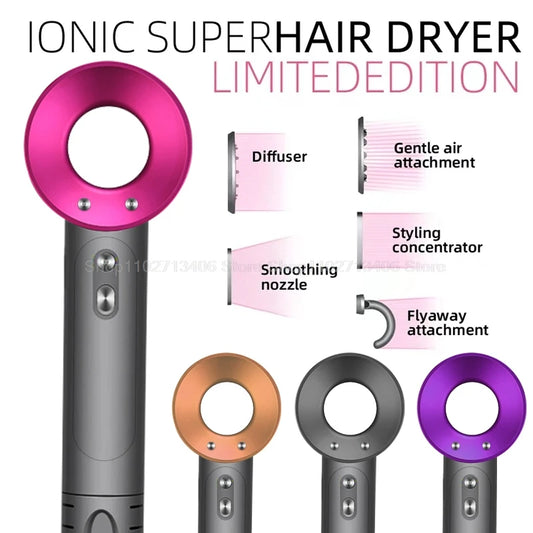 Leafless Hair Dryer Negative Ion hair care Professinal Quick Dry 220V Home Powerful Hairdryer Constant Anion Electric Hair Dryer ShopOnlyDeal