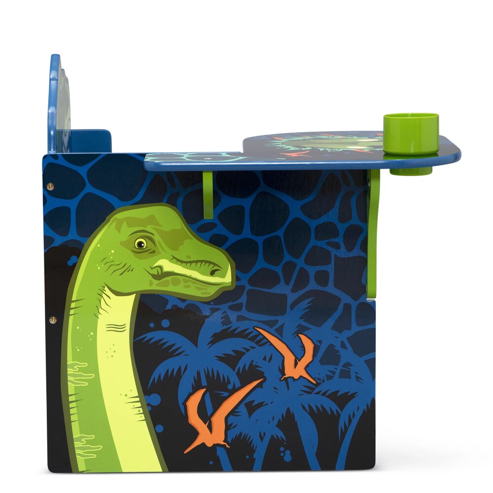 Discover Endless Fun with Children Dinosaur Chair Desk with Storage Bin - Greenguard Gold Certified Kids Table and Chair Set - Perfect for Creative Play! ShopOnlyDeal