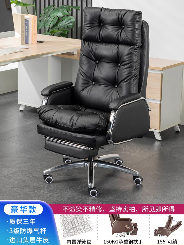 Leather Vanity Office Chair Portable Throne Modern Makeup Luxury Conference Office Chair Comfortable Mobilya Home Furniture ShopOnlyDeal