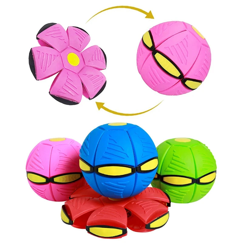 Dog Toys Magic Funny Pet Toy | Flying Saucer Outdoor Dog Training Toy | Pelota Perro Dogs Accessories | Futurism Saucer Ball ShopOnlyDeal