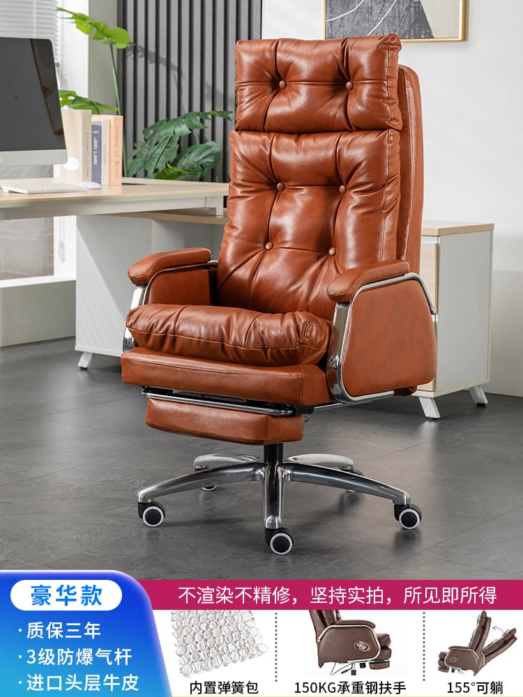 Leather Vanity Office Chair Portable Throne Modern Makeup Luxury Conference Office Chair Comfortable Mobilya Home Furniture ShopOnlyDeal