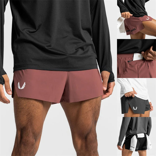 Men's Shorts New Summer Sports Fitness Quick-drying Breathable Stretch Shorts Gym Running Training Bodybuilding Beach Pants ShopOnlyDeal