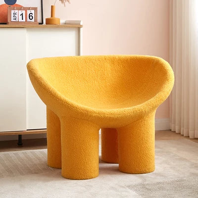 MOMO Elephant Leg Chair Children Nordic Designer Single Simple Creative Ins Lamb Velvet Leisure Chair Elephant Stool ShopOnlyDeal