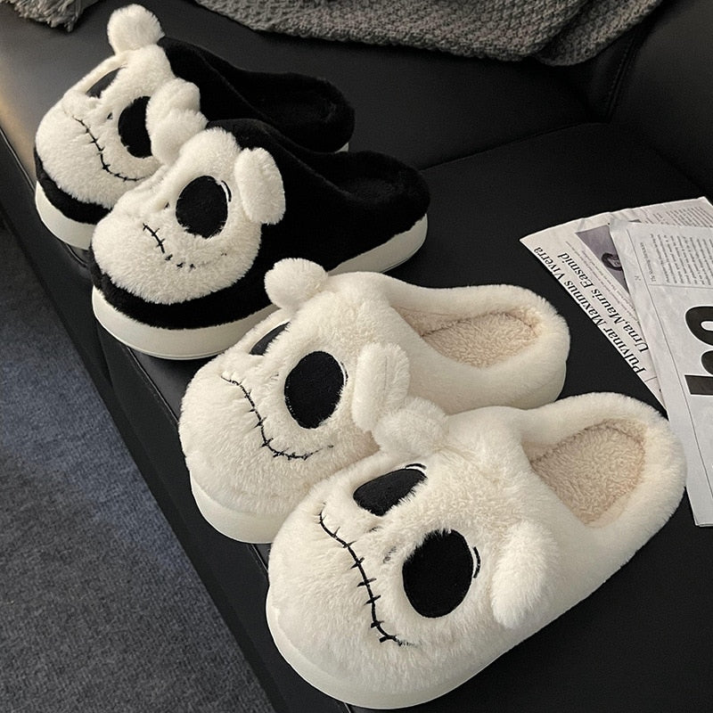 Home Slipper for Women Winter Autumn Plush Comfy Warm Indoor Cotton Lady Girls Shoes Slides Designer Goth Zombie Bear Slippers ShopOnlyDeal