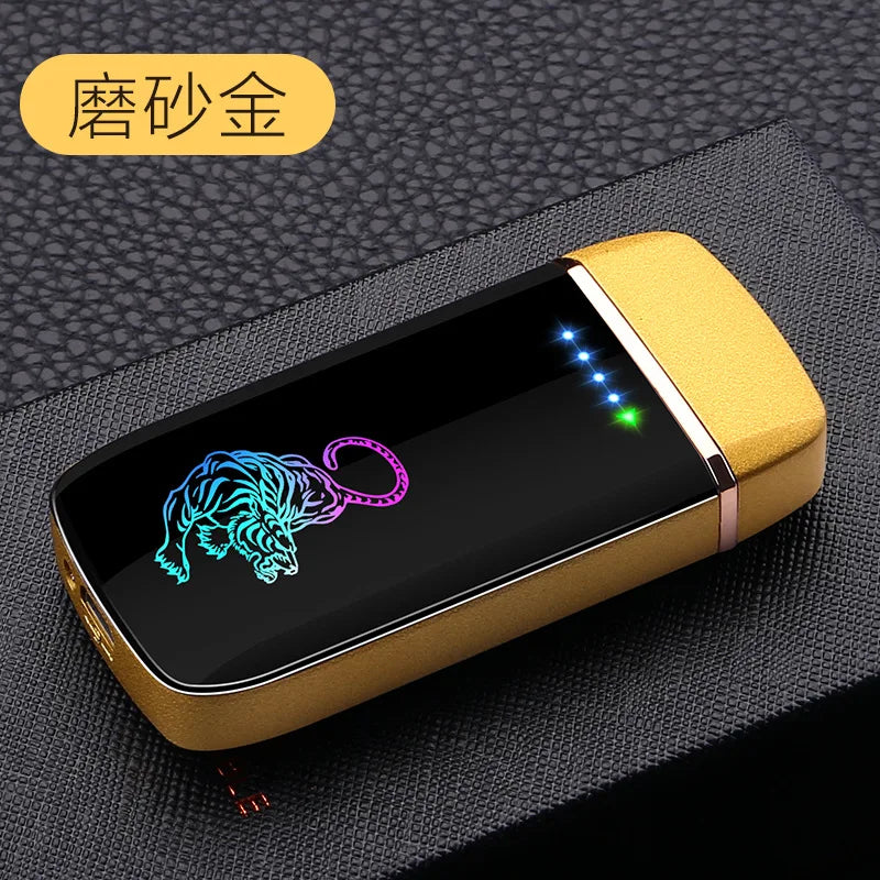 New Smart Induction Dual Arc Plasma Electric Lighter USB Lighter Innovative Side Slip Ignition Personalized Custom Lighter ShopOnlyDeal