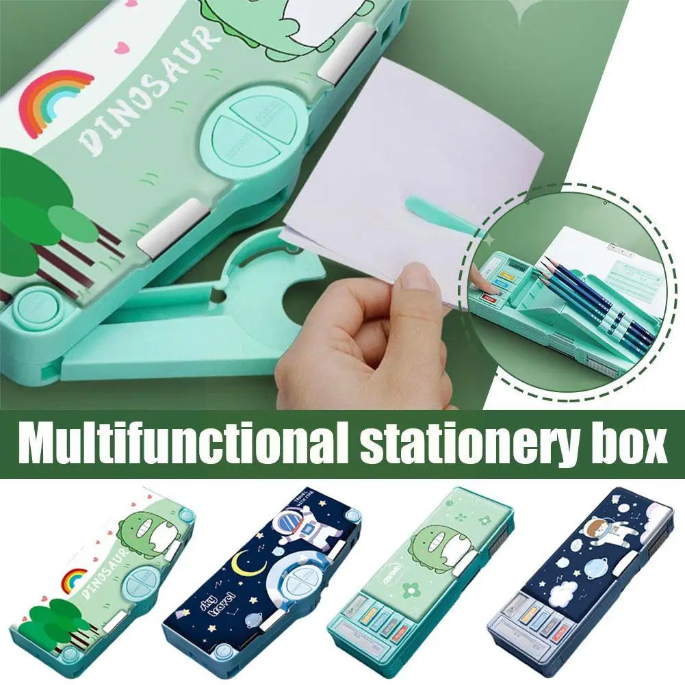 Multi-function Stationery Box Primary School Button Cabinet High Appearance Level Pencil Box For Boys And Girls O1M8 ShopOnlyDeal