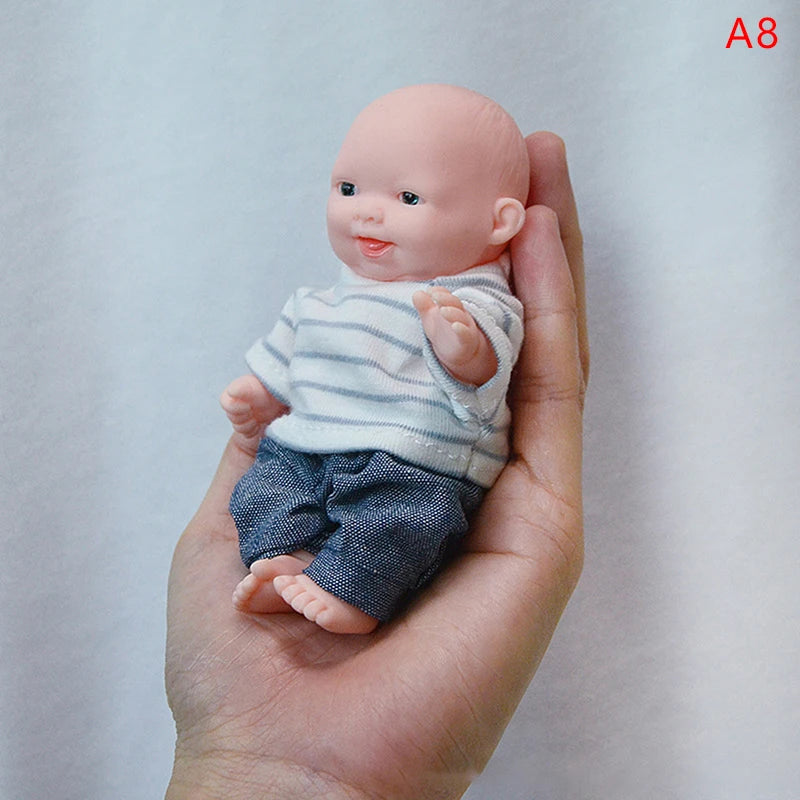 Reborn Dolls Baby Reborn Silicone Reborn Baby Doll 12cm Palm Dolls Pajamas Dress Simulation Baby Reborn Baby Doll Toys ShopOnlyDeal