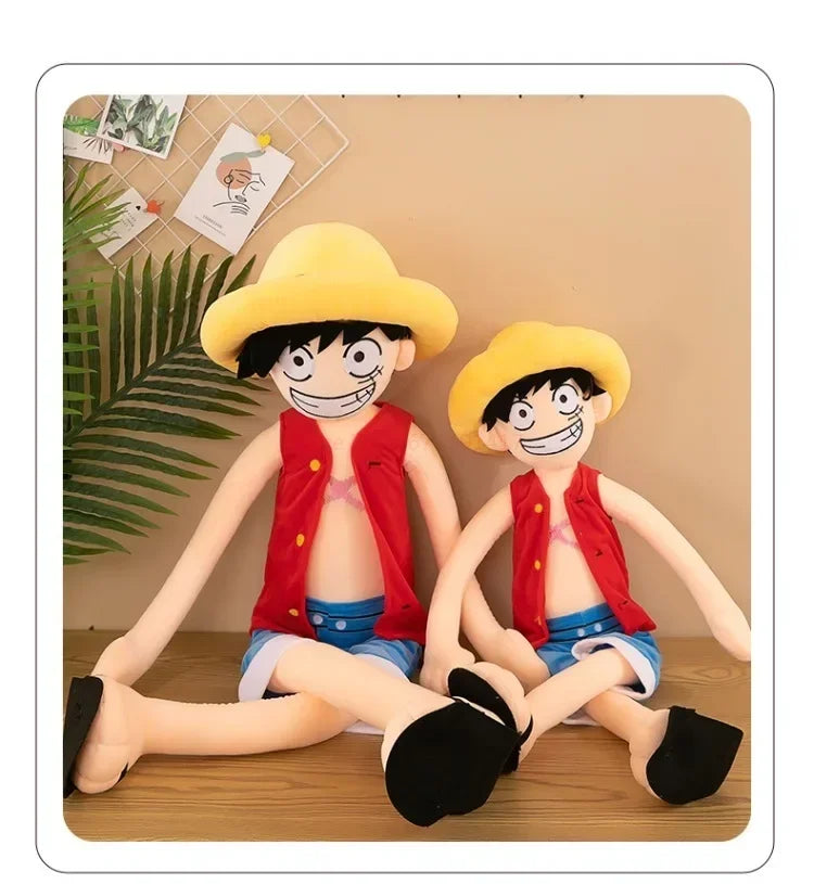 125cm One Piece Cartoon Joba Luffy Doll Plush Toy Doll Sleeping  Large Multi-size Throw Pillow In Bed Pillow Birthday Gift ShopOnlyDeal