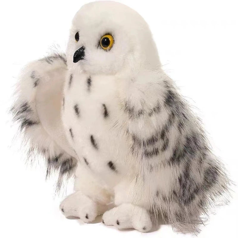 Snow white simulation animal doll cute snow owl plush owl doll children soft pillow Gift Kawaii Customized Plush Toy ShopOnlyDeal