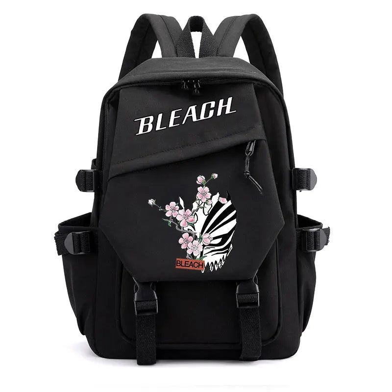 Anime Bleach Backpack | Kurosaki Ichigo Design Student School Shoulder Bag | Youth Outdoor Travel Backpack for Women and Kids ShopOnlyDeal