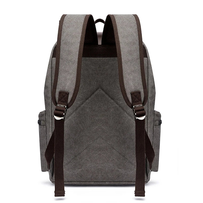 Men's Vintage Canvas Backpack | Large Capacity School Bag and Travel Laptop Backpack | Durable and Stylish Men's Bag for All Occasions ShopOnlyDeal