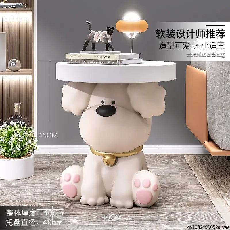 Trendy Cartoon Dog Floor-standing Ornament | Coffee Table Next to the Sofa | Living Room Home Furniture Decoration Gift ShopOnlyDeal