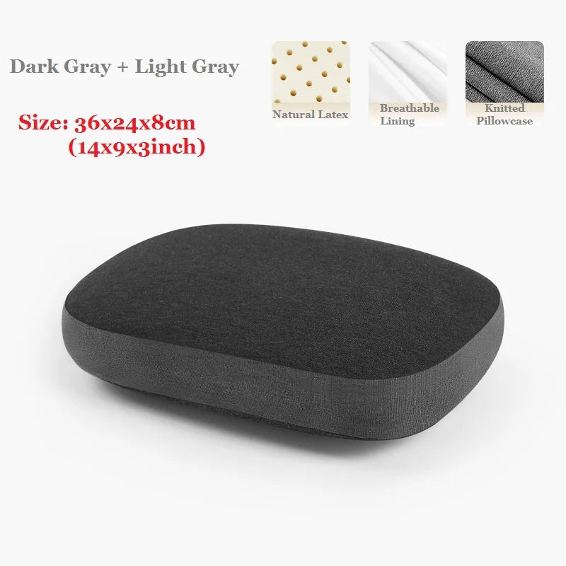 JFLEGAL Natural Latex Pillow Rubber Odorless Neck Pillow Office Cushion Sleep Does Not Collapse Almohadas Para Dormir Oreiller ShopOnlyDeal