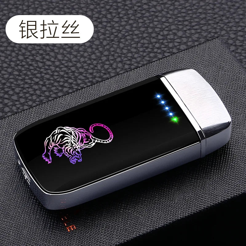 New Smart Induction Dual Arc Plasma Electric Lighter USB Lighter Innovative Side Slip Ignition Personalized Custom Lighter ShopOnlyDeal