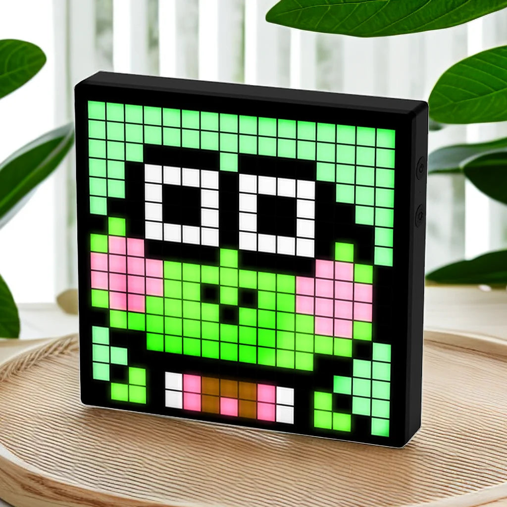 Pixel Digital Photo Frame LED Display | App-Controlled Text, Animation Clock, Countdown & Scoreboard