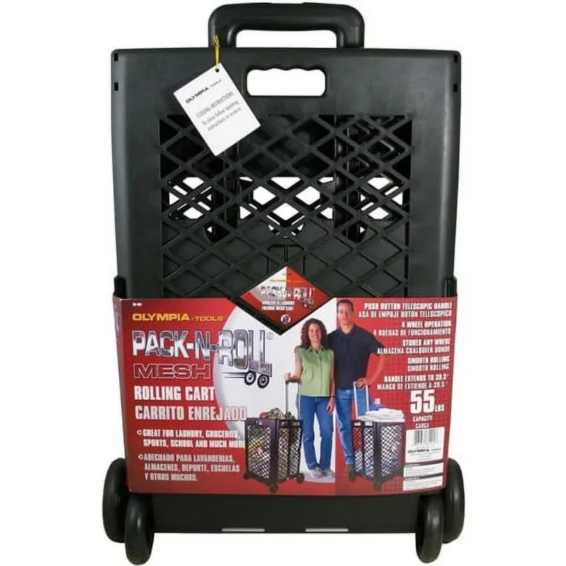 Olympia Tools 85-404 Pack n Roll 55 Pound Capacity Utility Rolling Cart ShopOnlyDeal