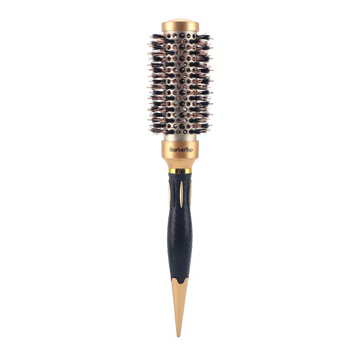 New Handle Round Rolling Brush Straight Twill Hair Comb Boar Bristle Round Barrel Hair Curling Brush Hairdressing Styling Tool ShopOnlyDeal