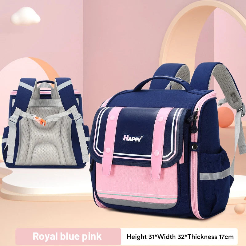 Schoolbag For Primary School Girls Large Capacity | 6-12 Years Old | Load Relief Spine Care | Boys Horizontal Bag ShopOnlyDeal