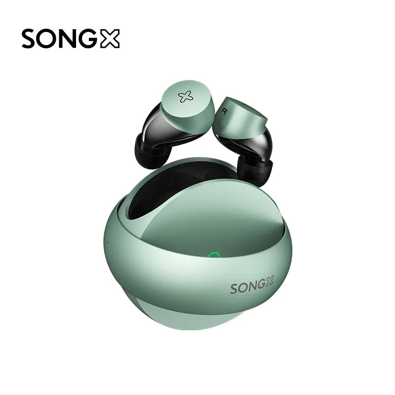 SONGX SX06 TWS Wireless Bluetooth Earbuds | QI Wireless Charging Headphones | Dual Primary IPX5 Waterproof Sports Gaming Earphones ShopOnlyDeal