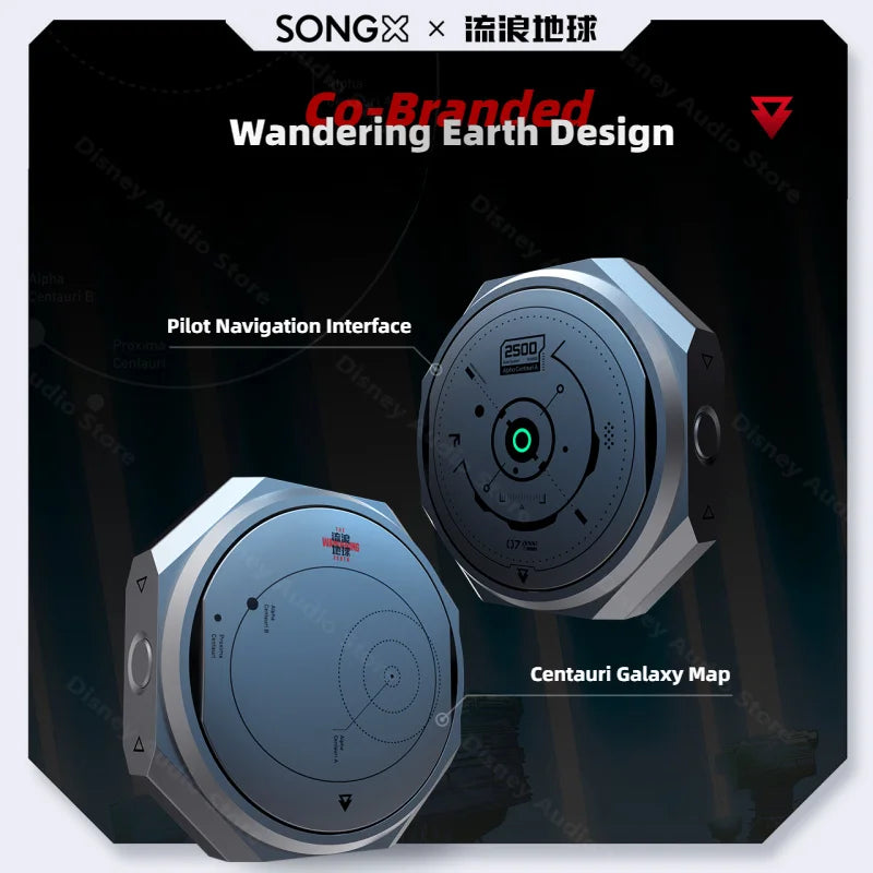 SONGX Wandering Earth TWS Wireless Bluetooth Earbuds | QI Wireless Charging | ENC Noise Cancelling | Sports Gaming Headphones ShopOnlyDeal