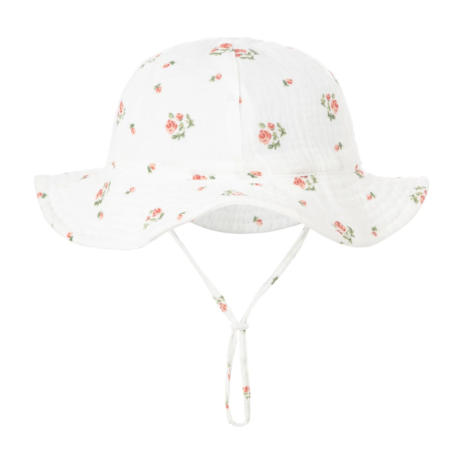 Baby Cotton Bucket Hat New Children Sunscreen Outdoor Caps Boys Girls Print Panama Hat Unisex Beach Fishing Hat For 3-12 Months ShopOnlyDeal