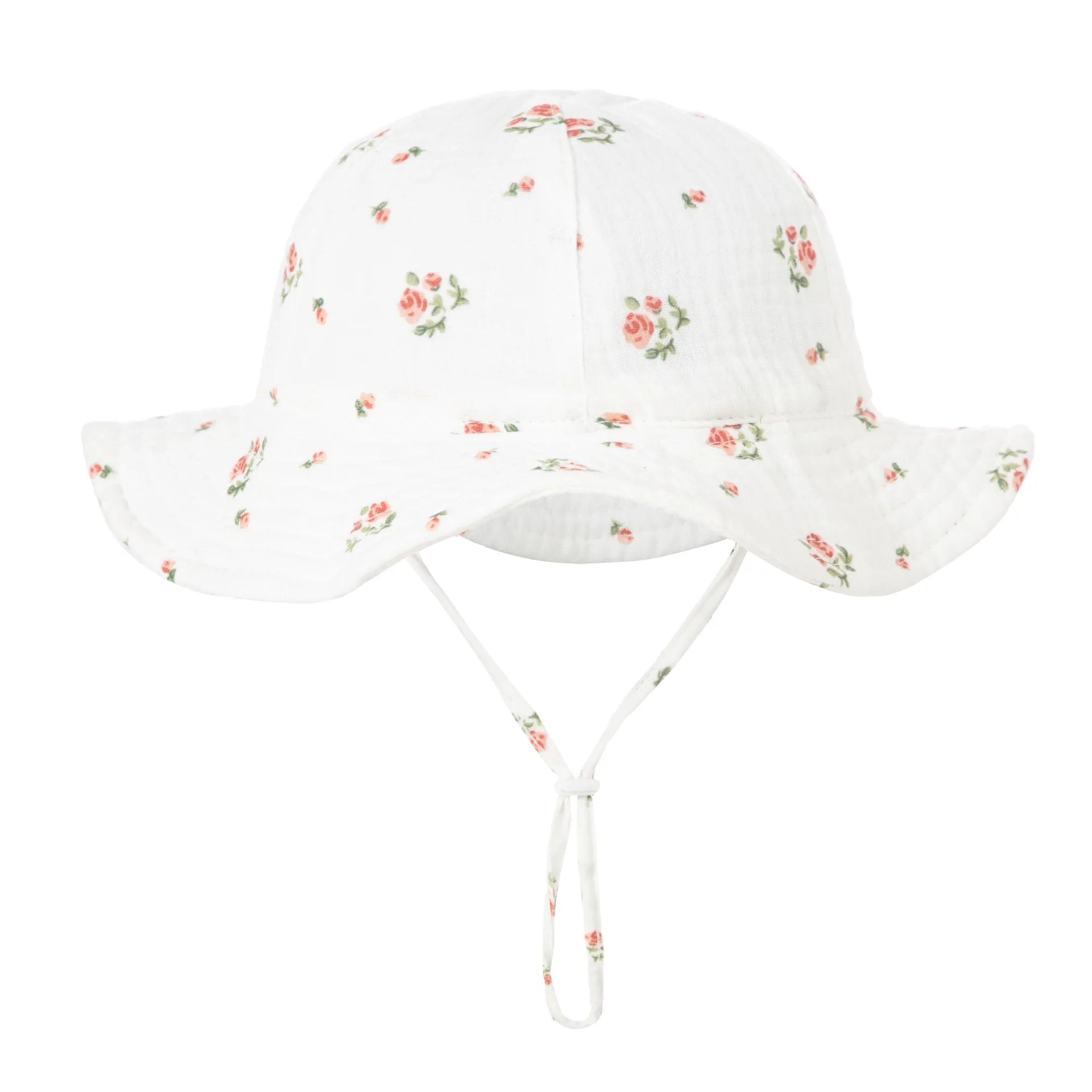 Baby Cotton Bucket Hat New Children Sunscreen Outdoor Caps Boys Girls Print Panama Hat Unisex Beach Fishing Hat For 3-12 Months ShopOnlyDeal