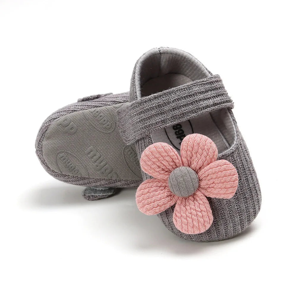 0-18M Baby Girls Cotton Shoes Retro Spring Autumn Toddlers Prewalkers Cotton Shoes Infant Soft Bottom First Walkers ShopOnlyDeal