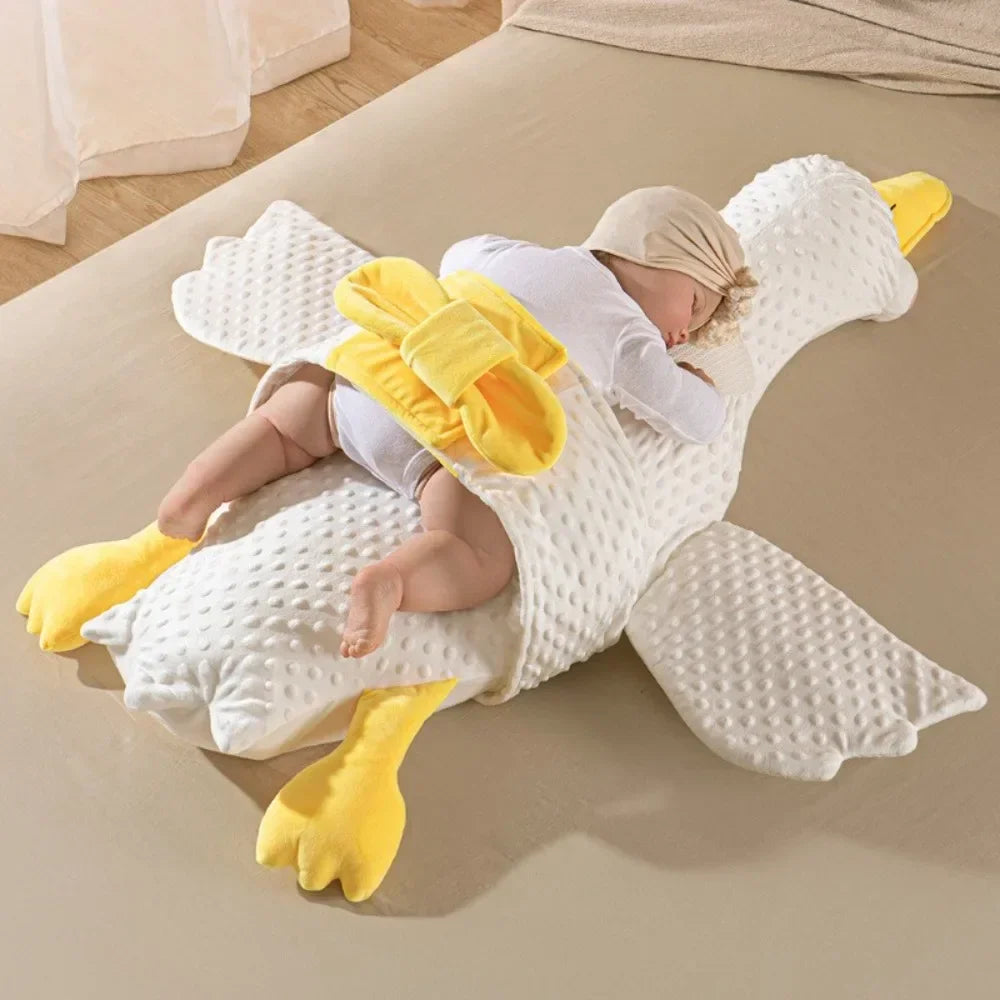 Big White Geese Newborn Exhaust Anti-Flatulence Intestinal Colic Aircraft Pillow Baby Comfort Baby Sleep with Face down ShopOnlyDeal