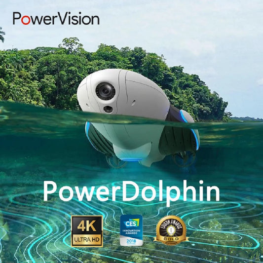 PowerVision Powerdolphin Wizard Water Surface Drone with 4K UHD Camera, Remote Controller & Mobile Fish Finding Capability ShopOnlyDeal