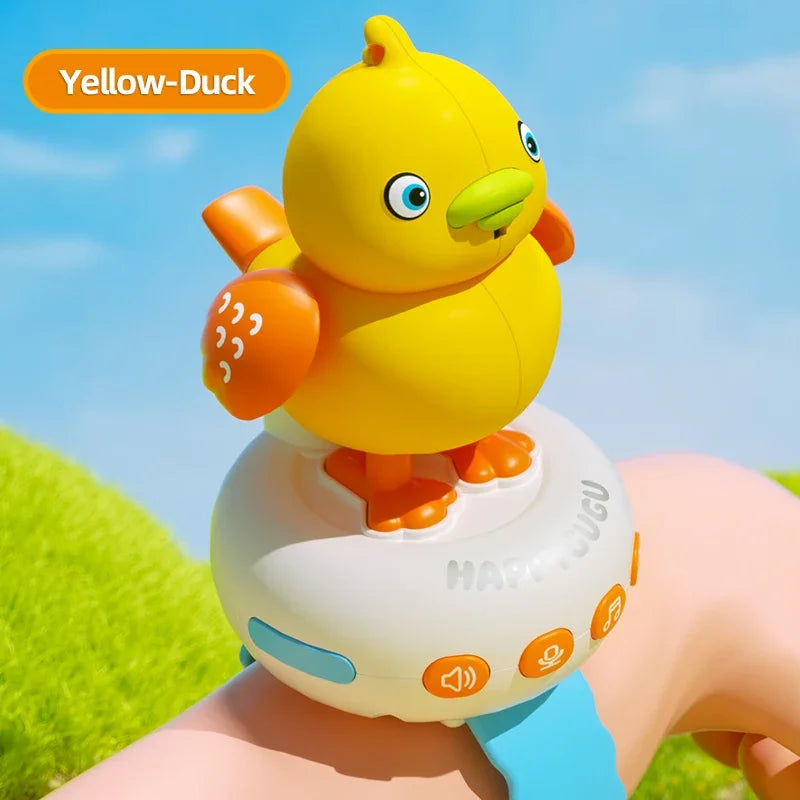 New Voice Interactive Bird Toy | Children's Educational Repeater | Wearable Watch Music Little Yellow Duck | Fun Whistle Toy Gift ShopOnlyDeal