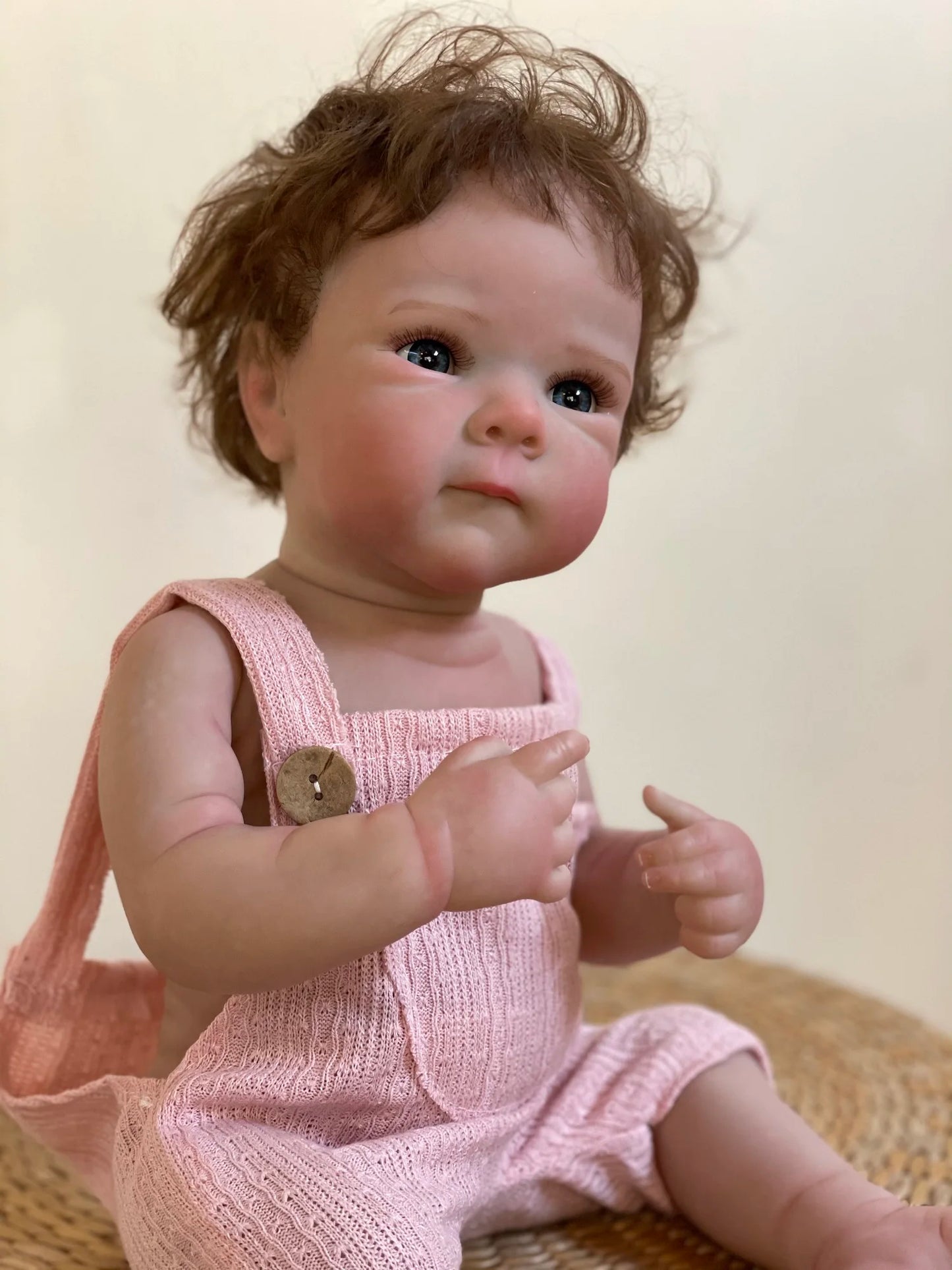 50cm Washable Bettie Reborn Baby Girl With Rooted Hair Full Body Vinyl Painted Skin Visible Veins Lifelike Newborn Baby Doll ShopOnlyDeal