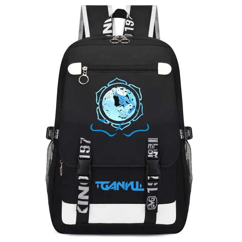 Game Genshin Impact Backpack Student School Shoulder Bag Xiao Klee Large Capacity Computer Bag Travel Backpack ShopOnlyDeal