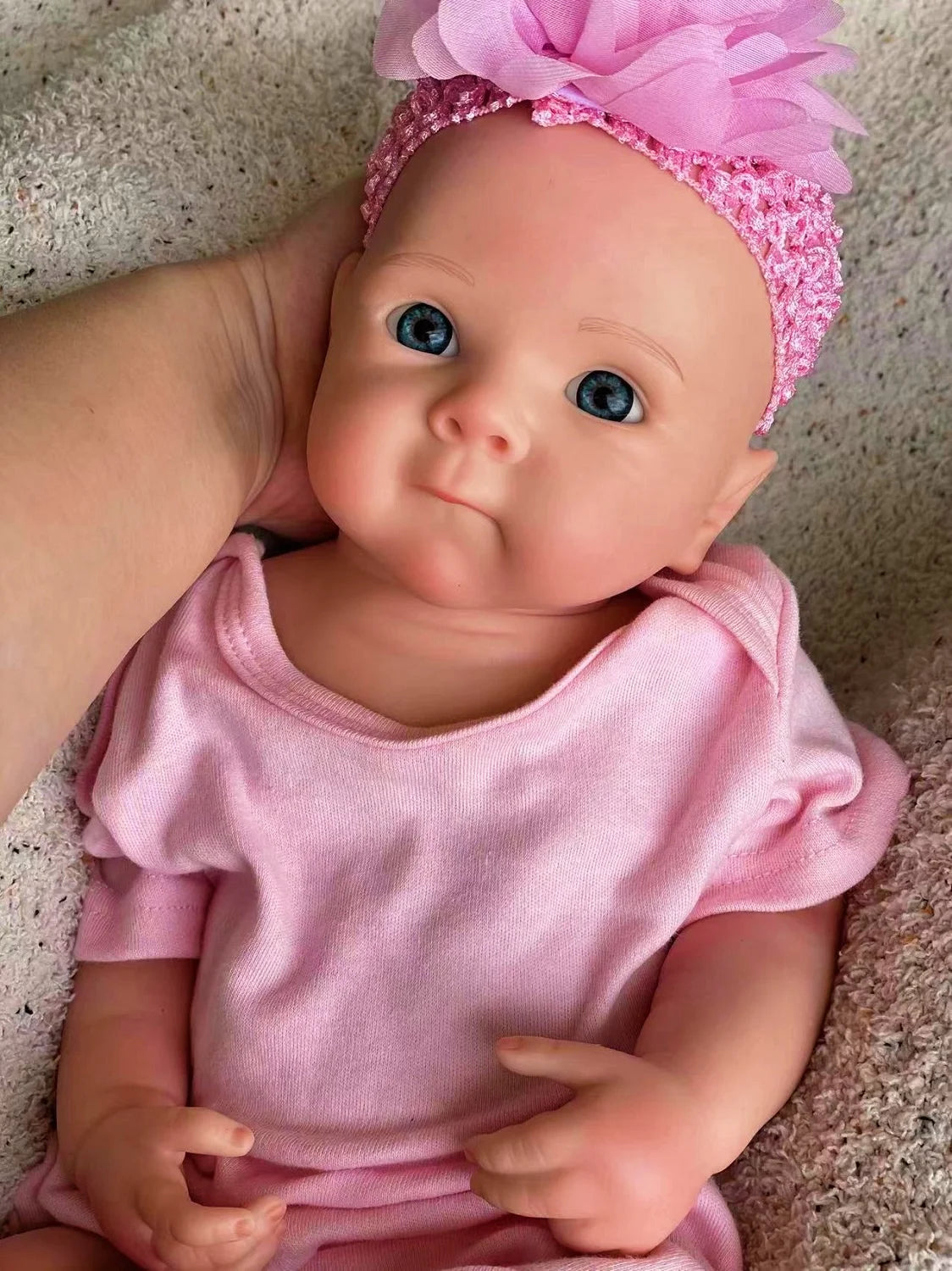 45CM Cute Girl Bettie Full Body Solid Silicone Reborn Doll Painted/Unpainted Handmade Reborn Baby Doll Reborn Corpo De Silicone ShopOnlyDeal