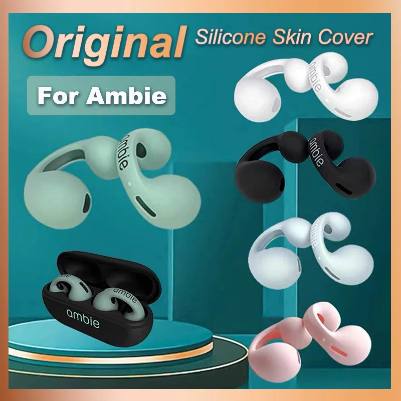 Silicone Earphone Case For Sony Ambie Sound Earcuffs AM-TW01 Earpads Ear Caps In-Ear Covers Tips Eartips Ear Buds Cups ShopOnlyDeal