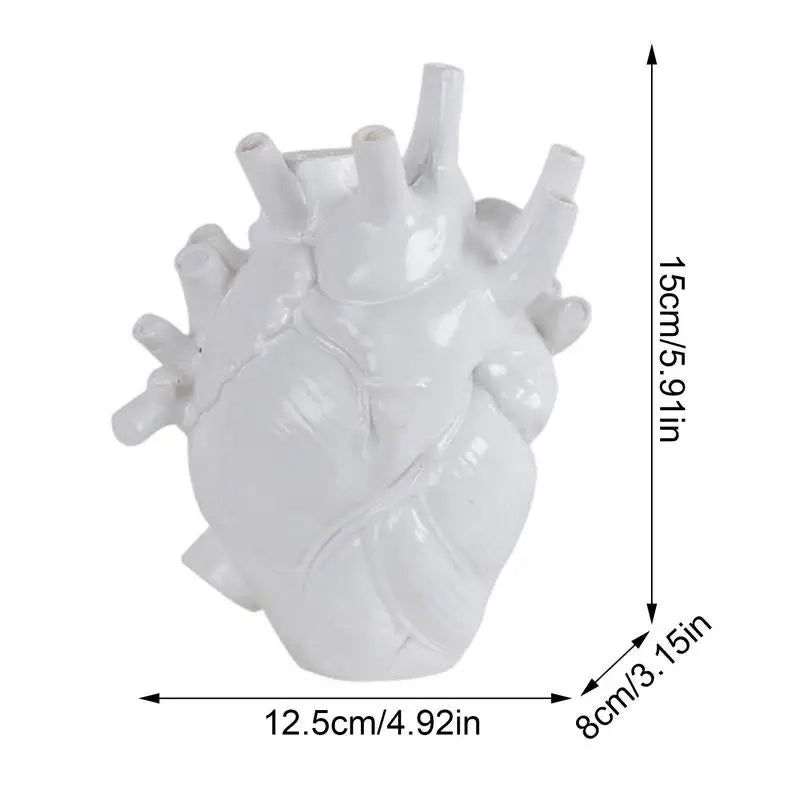 Creative Centerpieces Resin Heart Vase ShopOnlyDeal