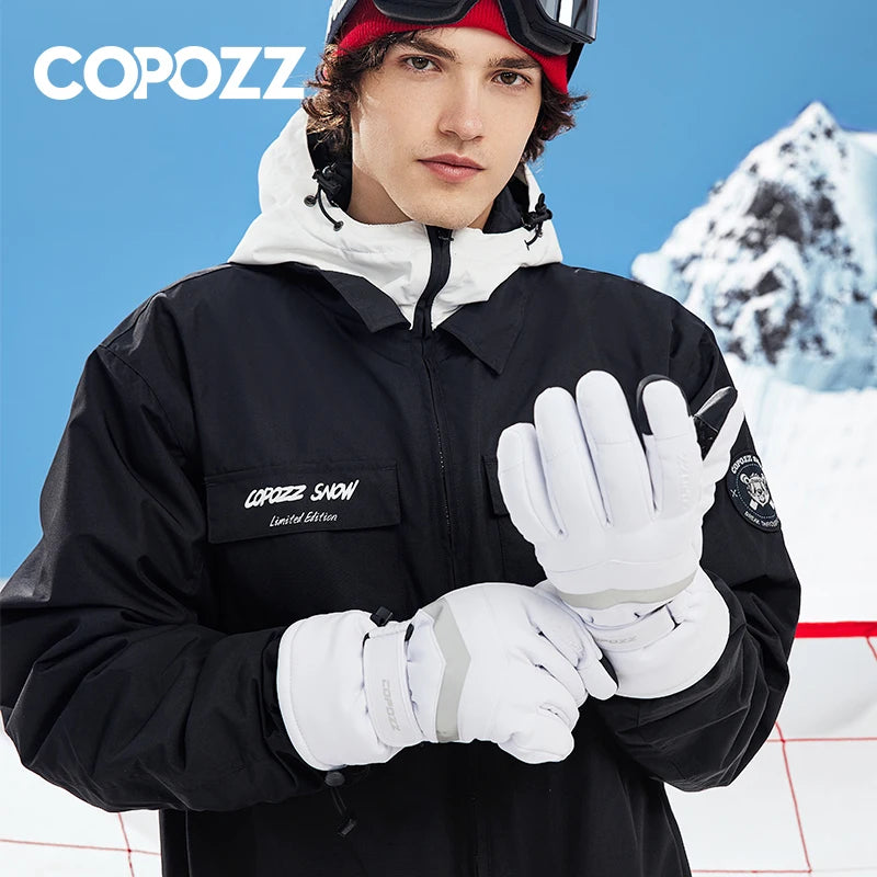 COPOZZ Winter Ski Gloves Hipora Diaphragm 3M Thinsulate Snowboard Gloves Thermal Warm Touch Screen Skiing Gloves Men Women ShopOnlyDeal