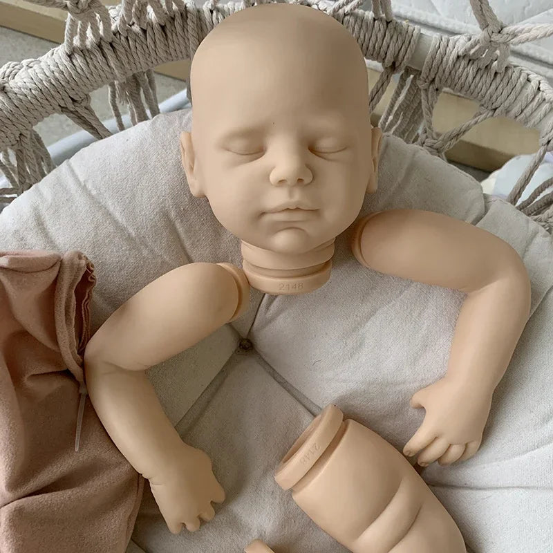 20inch Reborn Doll Kit Viviana Sleeping Baby Lifelike Sweet Baby Unfinished DIY Doll Parts ShopOnlyDeal