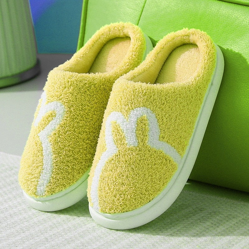 Cute Dog Non-Slip Floor Shoes Unisex Slippers Warm Plush Home Slipper Autumn Winter Shoes Woman House Flat Floor Soft Slides ShopOnlyDeal