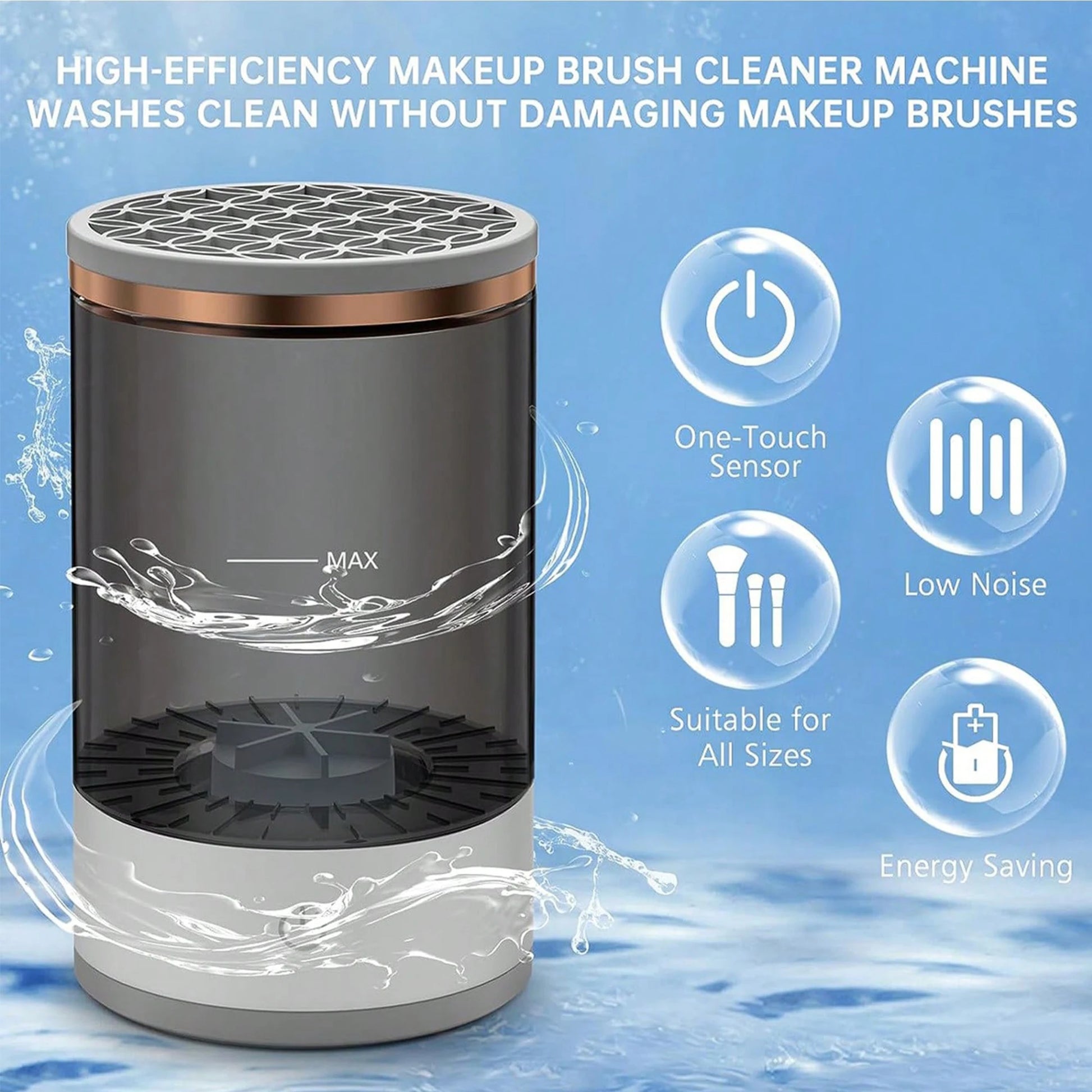 Automatic Electric Makeup Brush Cleaner With USB Makeup Brush Cleaning Tools Automatically Cleaning Makeup Brushes ShopOnlyDeal