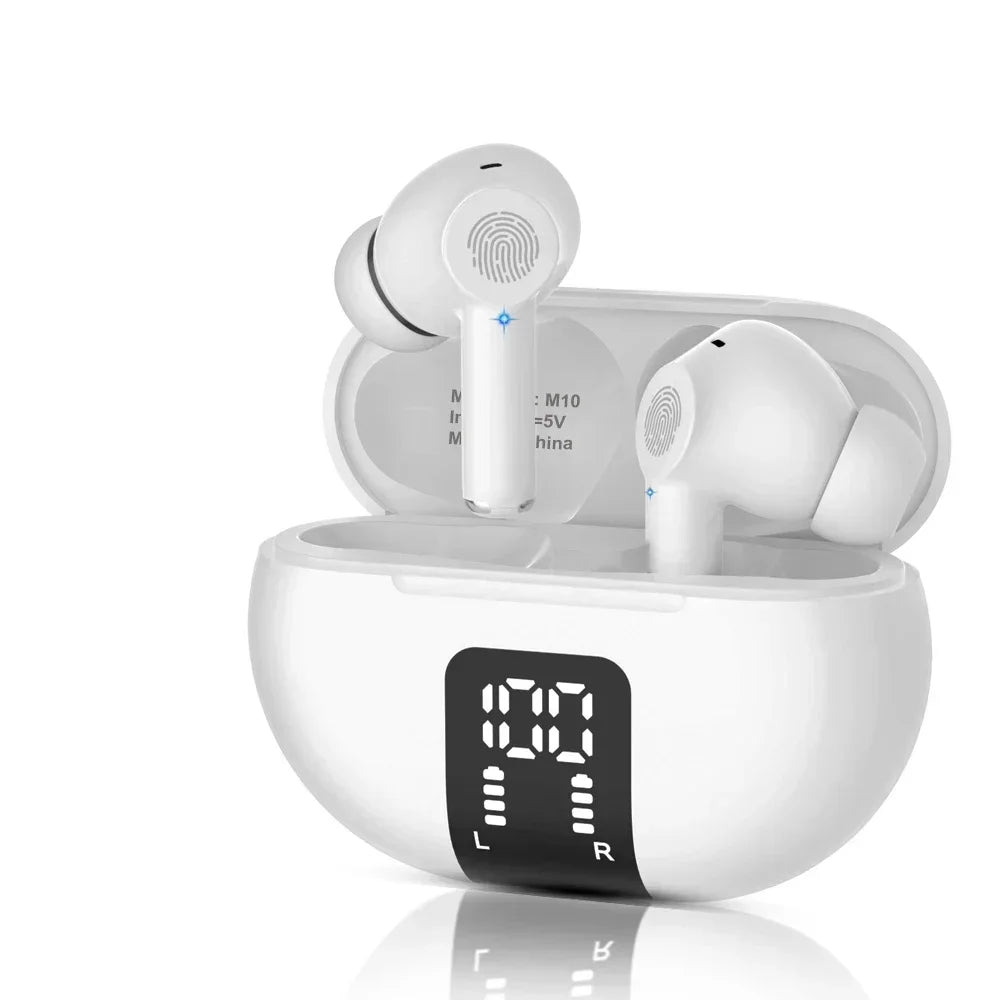 Wireless Translator Earbuds BT Headphones Ear Buds with Microphones Charging Case Support Real-time Translation in 144 Languages ShopOnlyDeal