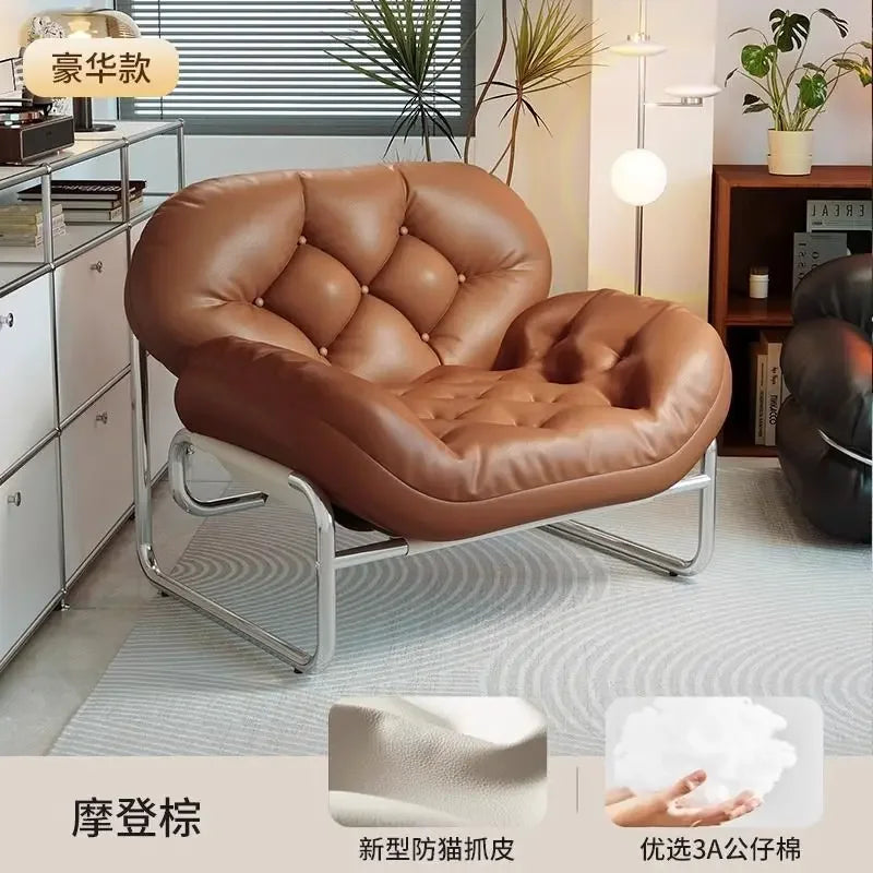 Lazy Sofa, Home Living Room, Casual Single Sofa Chair, Small Apartment, Balcony, Can Lie Down or Sleep, Nap Time, Reading Chair ShopOnlyDeal