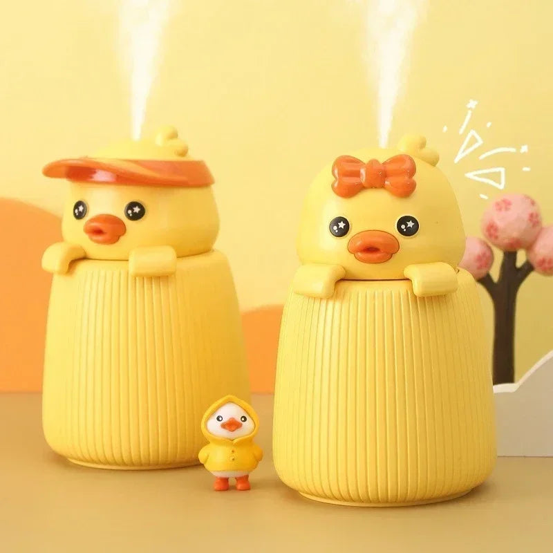 Little Yellow Duck Cartoon Cute Pet Humidifier USB Plug-in Office Desktop Mini Spray Home Bedroom Small Hydrator Student Gift ShopOnlyDeal