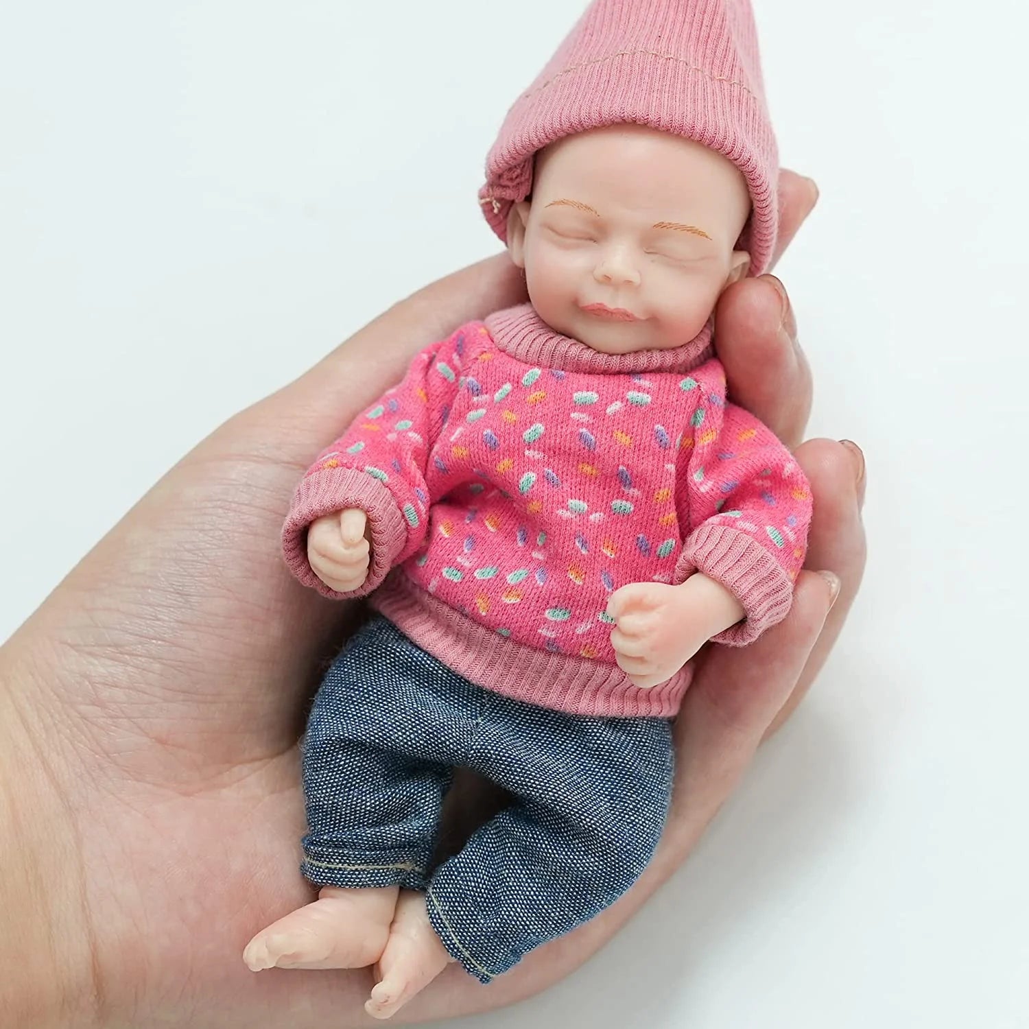 Lovely 6 Inch Palm Newborn Babies Full Body Silicone Boys Reborn Dolls Bebe Reborn Corpo De Silicone Inteiro ShopOnlyDeal