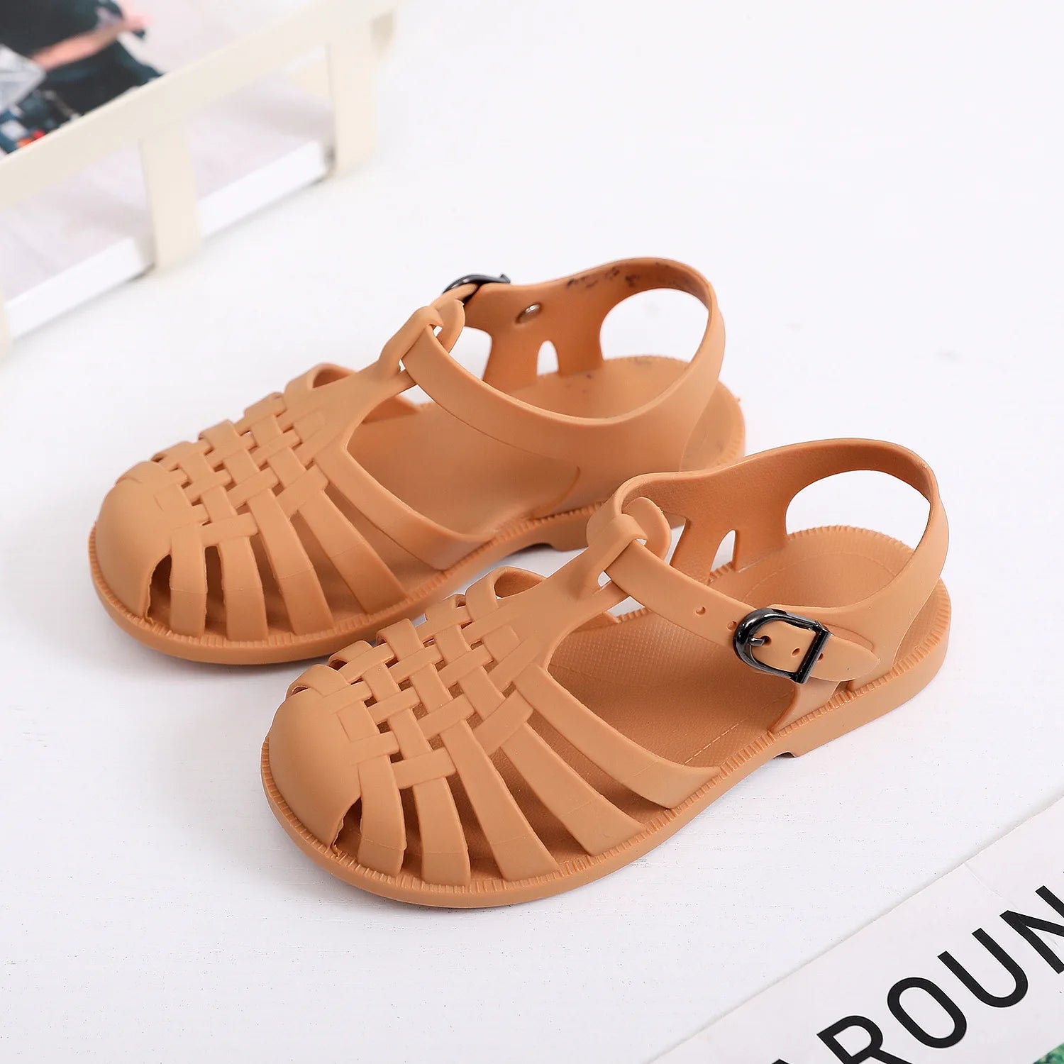 Sandalia Child Beach Shoes for Sea Summer Girls Gladiator Sandals Baby Soft Non-slip Princess Jelly Shoes Boy Roman Flip-flops ShopOnlyDeal