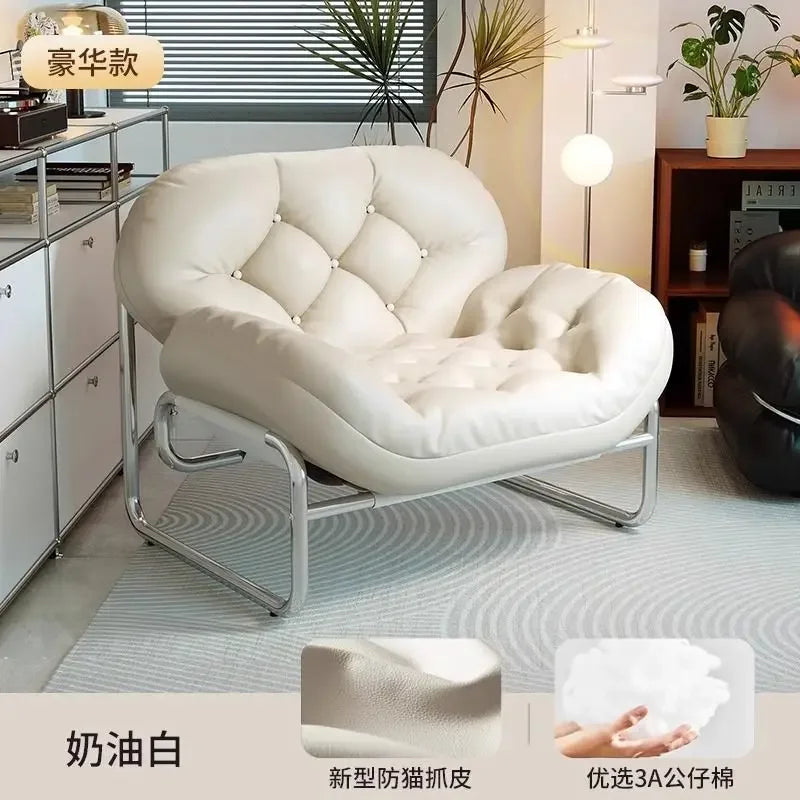 Lazy Sofa, Home Living Room, Casual Single Sofa Chair, Small Apartment, Balcony, Can Lie Down or Sleep, Nap Time, Reading Chair ShopOnlyDeal