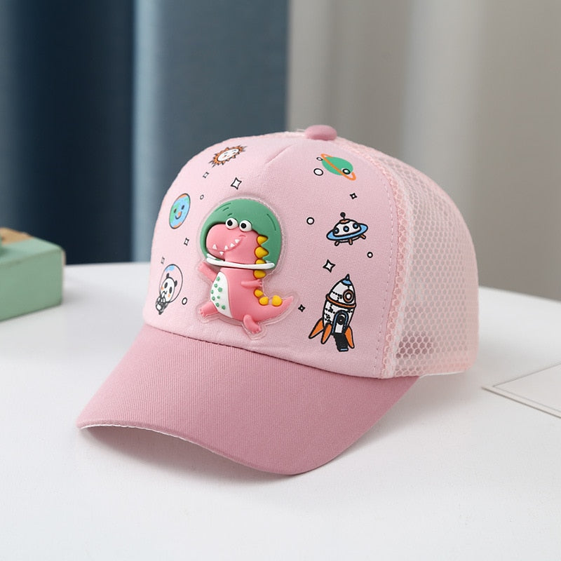 Cartoon Dinosaur Children Baseball Cap Cute Animal Kids Sun Hat Spring Corduroy Outdoor Boys Girls Peaked Caps Bonnet Gorras ShopOnlyDeal