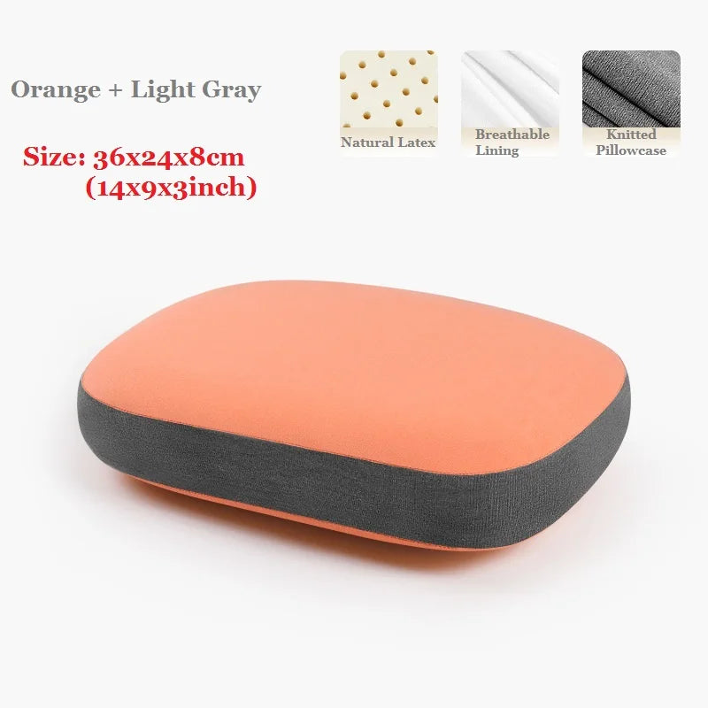 JFLEGAL Natural Latex Pillow Rubber Odorless Neck Pillow Office Cushion Sleep Does Not Collapse Almohadas Para Dormir Oreiller ShopOnlyDeal