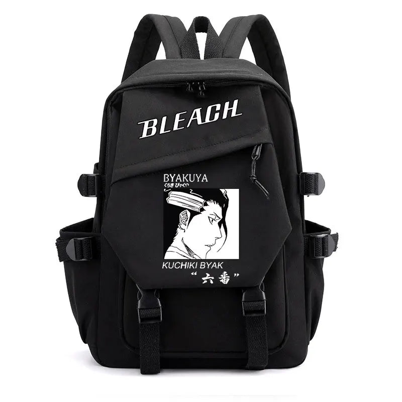 Anime Bleach Backpack | Kurosaki Ichigo Design Student School Shoulder Bag | Youth Outdoor Travel Backpack for Women and Kids ShopOnlyDeal