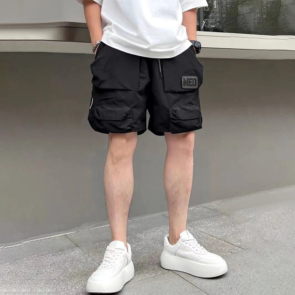 Casual Sports Shorts for Men | Summer Fashion High Quality Multi-Pocket Five-Quarter Pants | Handsome Trendy Workwear Beach Pants ShopOnlyDeal